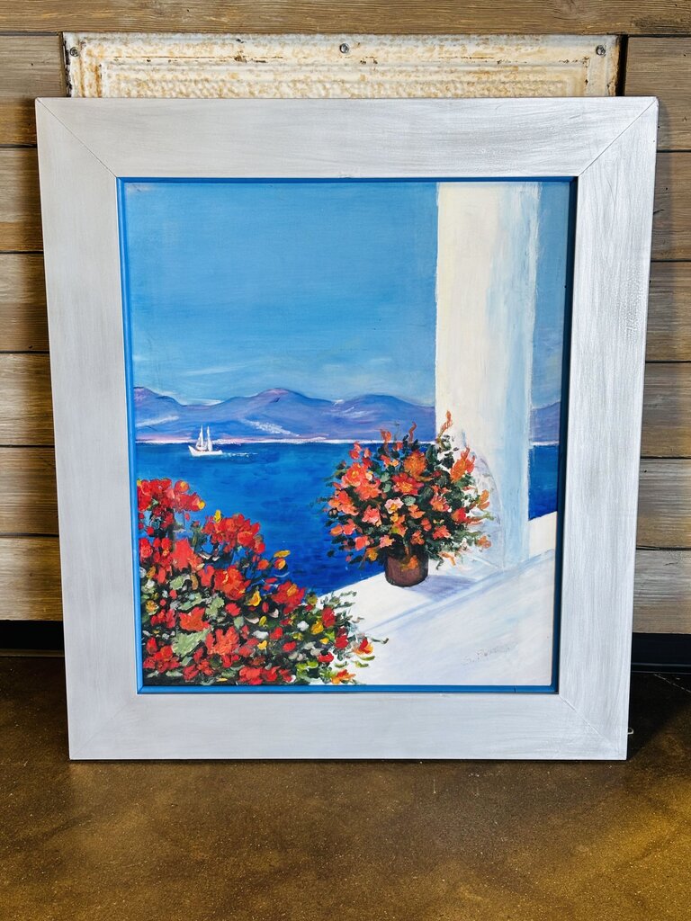 Mediterranean Seaside View 26.75 X 31