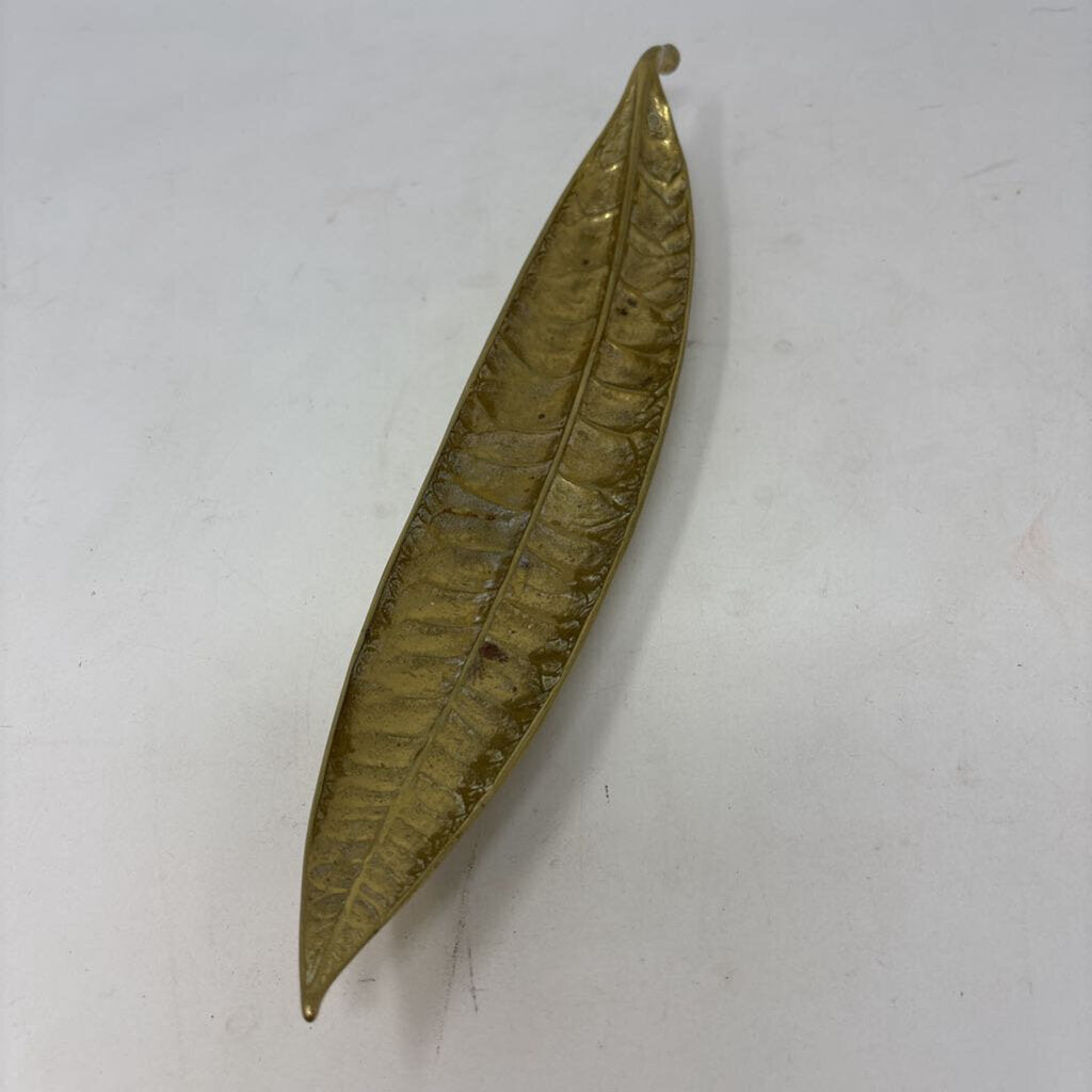 Vintage Leaf Dish Euphorbia Codiaeum