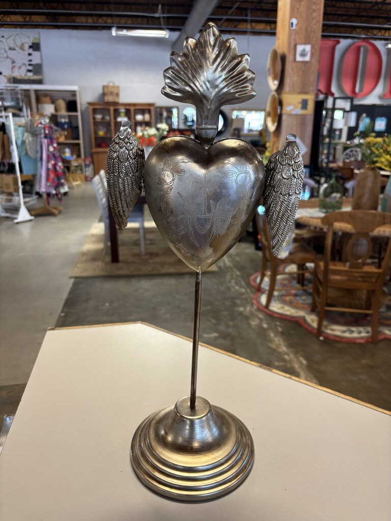 Flying Heart Statue