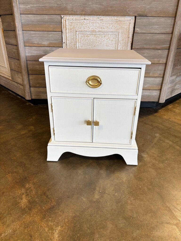Painted Nightstand 21.5 X 17.5 X 24