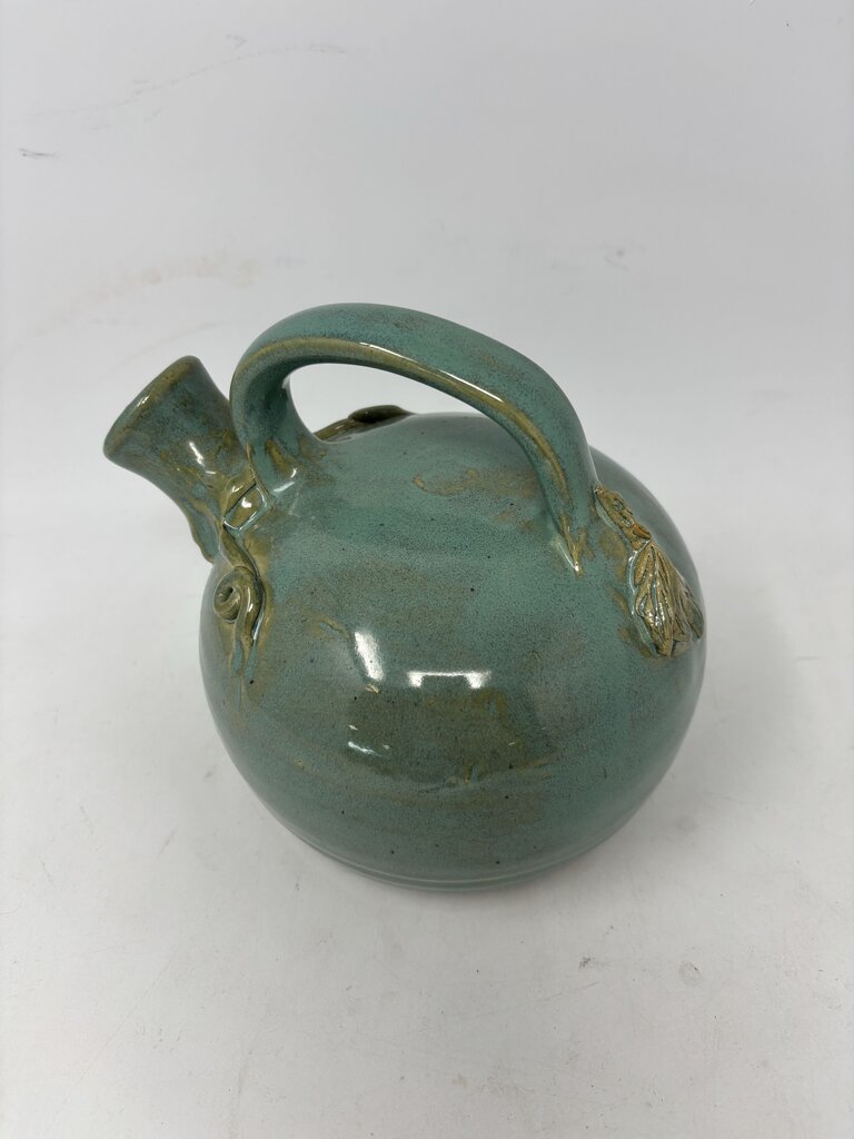 Pottery Signed Teapot