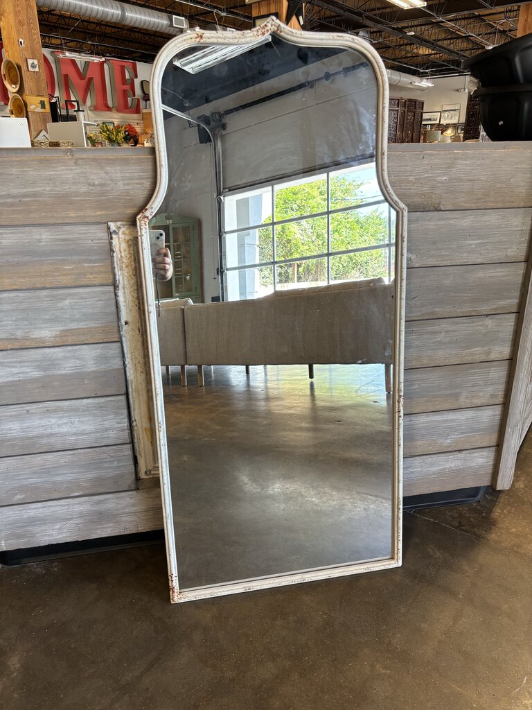 Metal Arched Framed Mirror 22" X 47.5