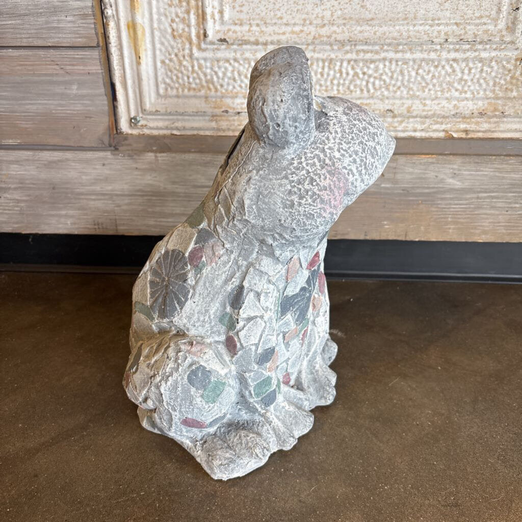 Solar Faux Tile Frog Deco