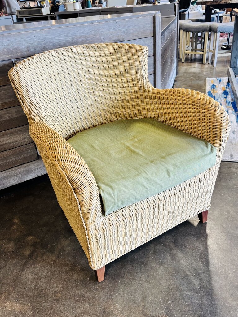 Rattan Arm Chair with Cushion