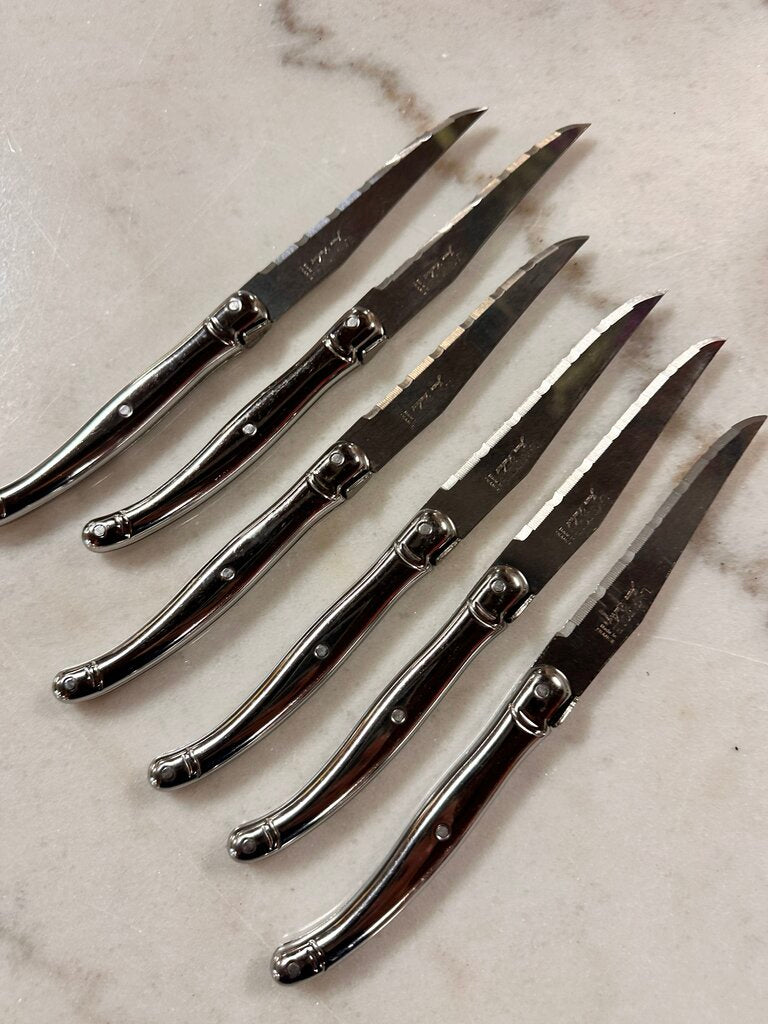 Set 6 Jean Dubost Laguiole Steak Knives