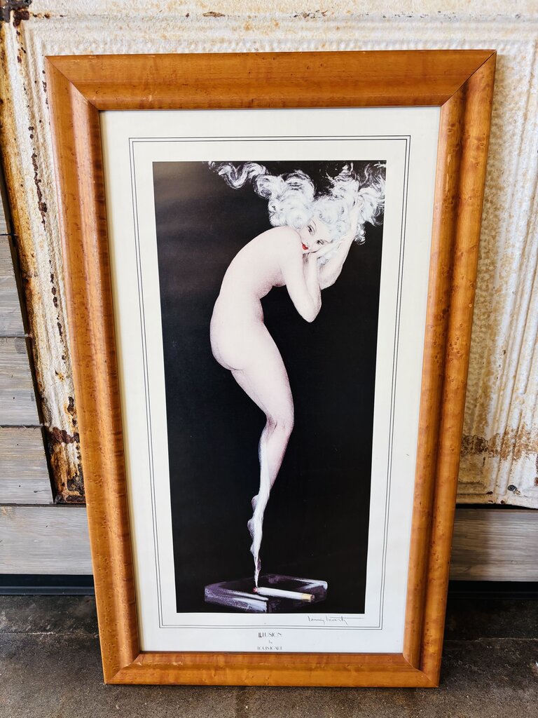 "Illusion" Louis Icart Printed Framed