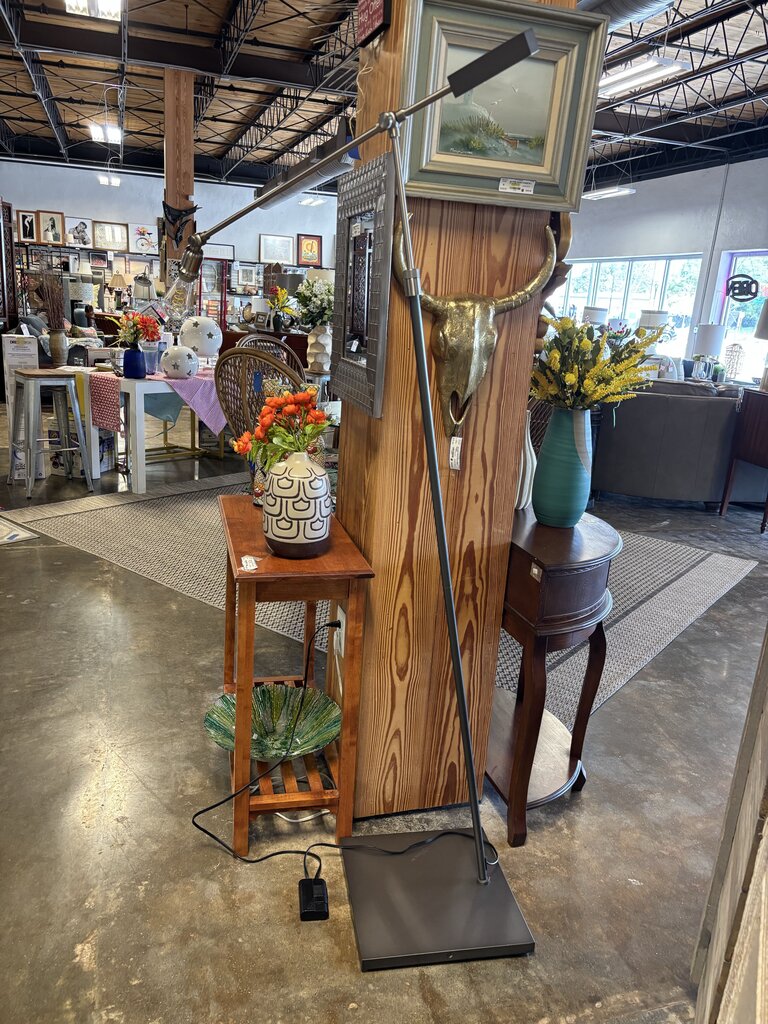 Angled Metal Floor Lamp