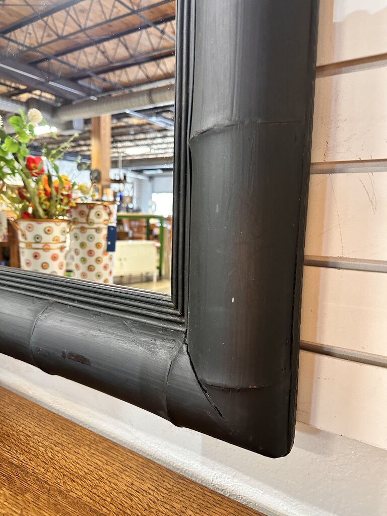 Black Bamboo Solid Wood Mirror