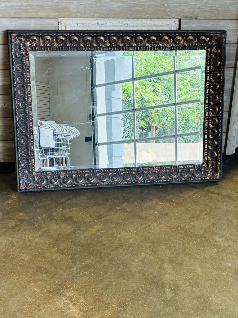 Carved Framed Mirror 43.25 X 31.25