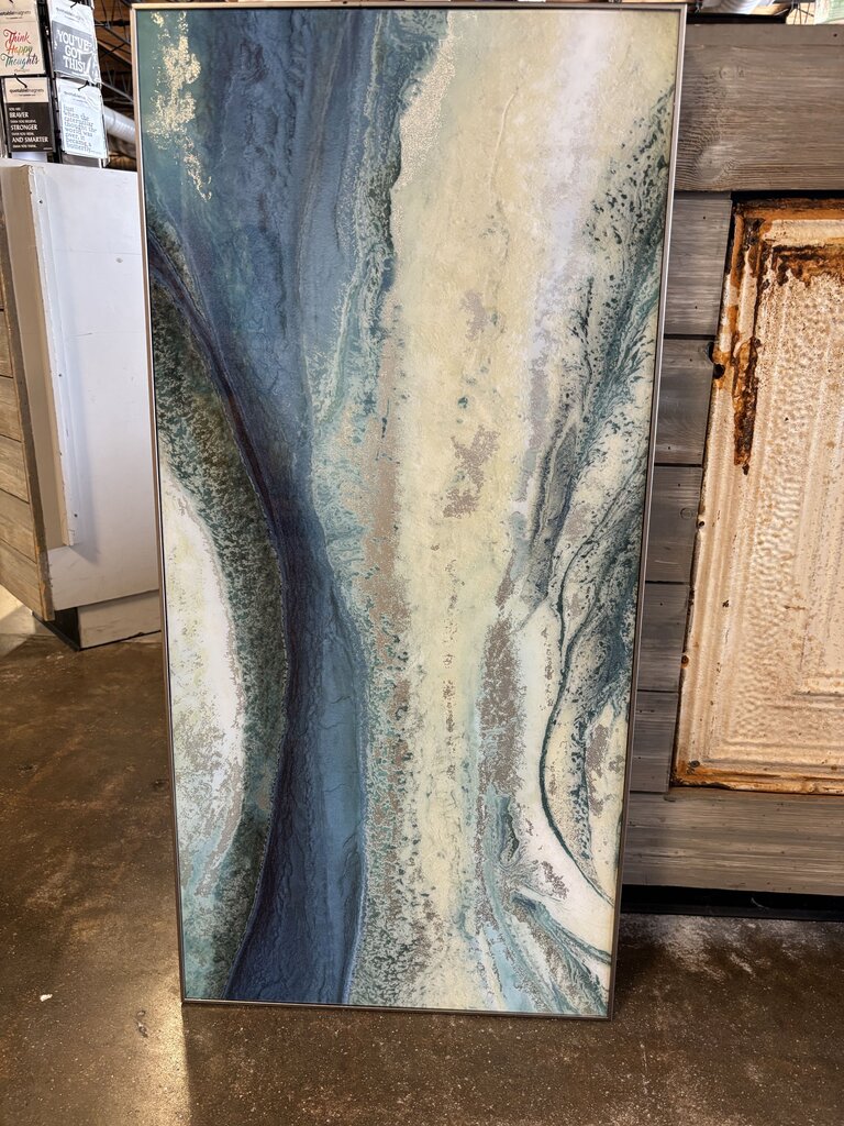 Framed Art Metal Geode