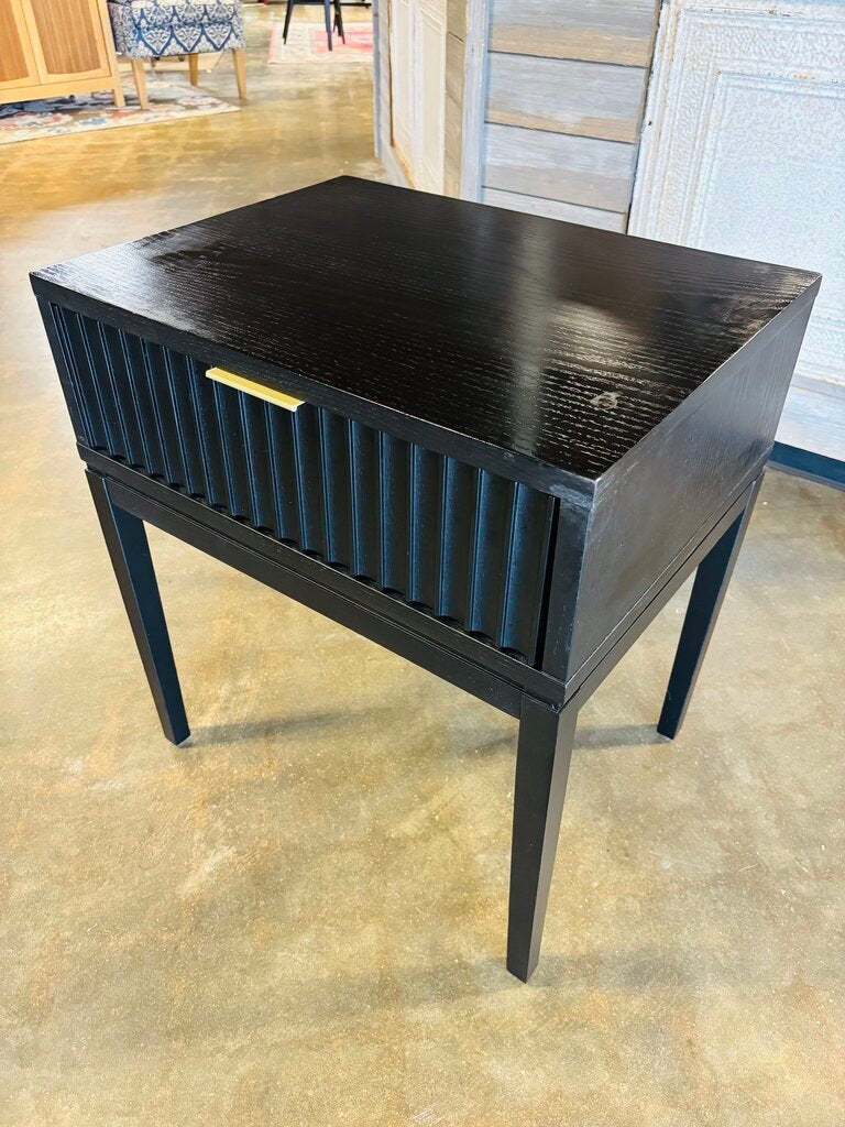 Nathan James Jasper Black Nightstand