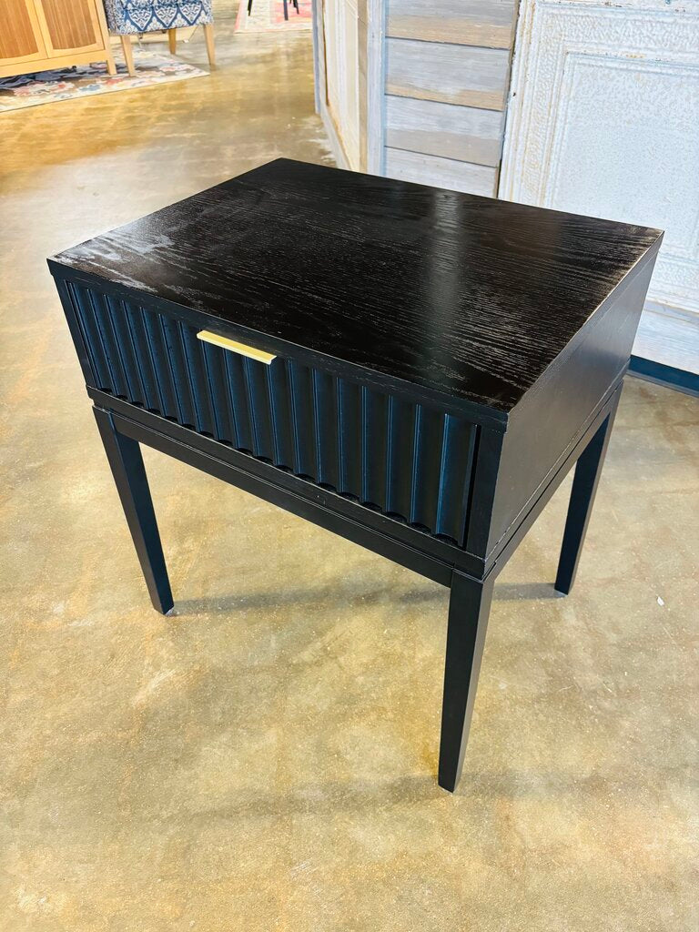 Nathan James Jasper Black Nightstand