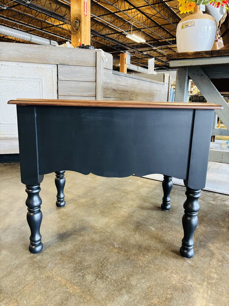 Painted End Table with One Drawer 19.25 X 26 x 21.5