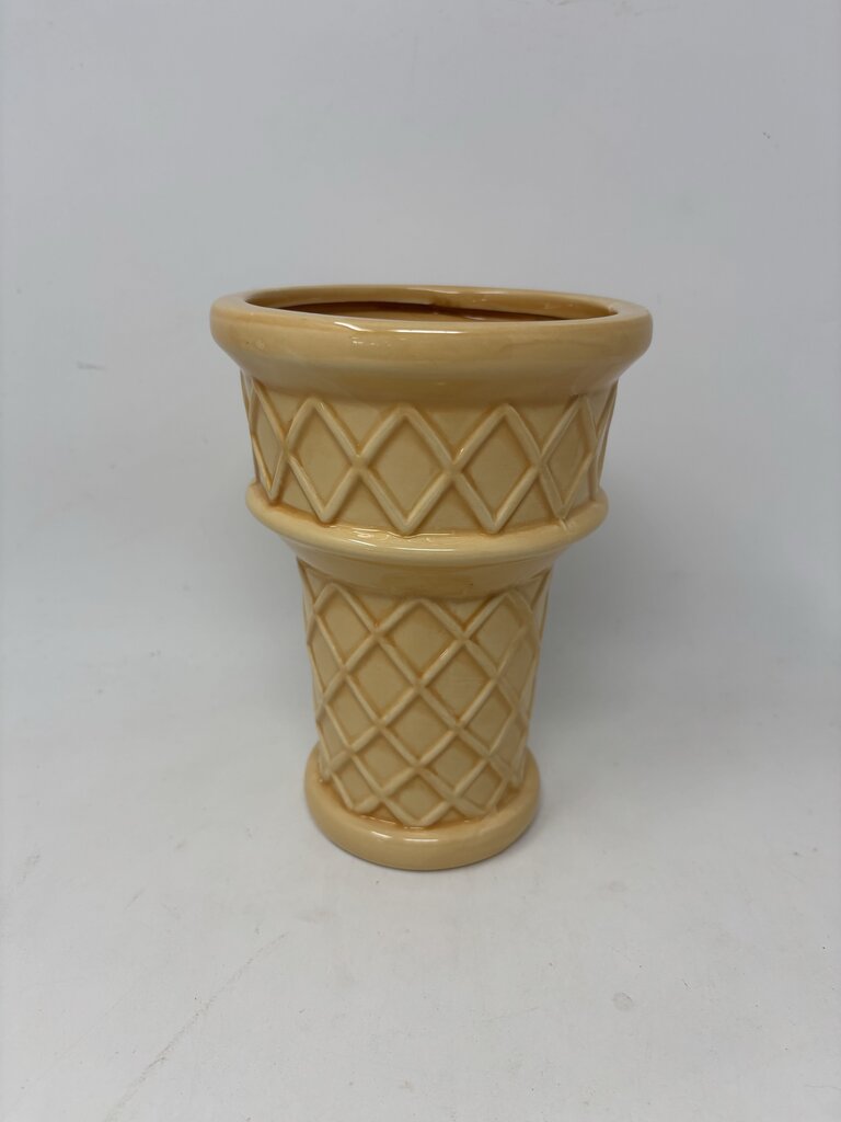 Ice Cream Planter 7"H