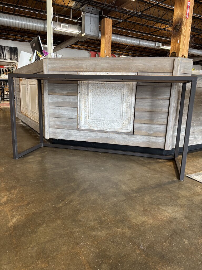 Metal/Reclaimed Wood Console 59 X 19.75 X 30
