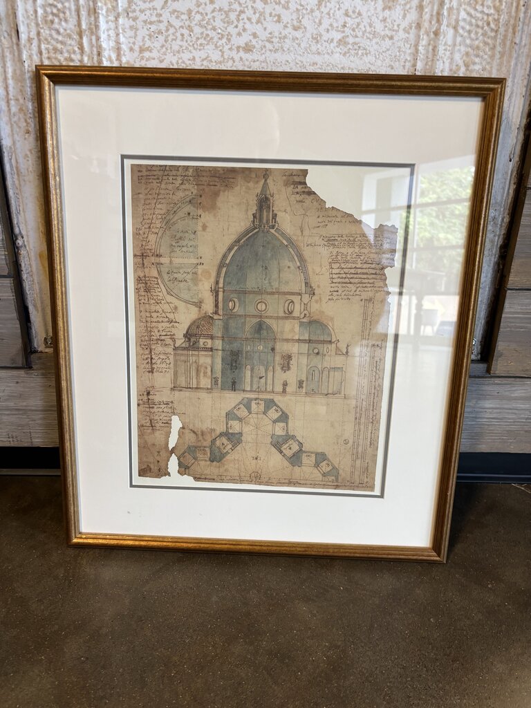 Framed Cathedral Artwork
