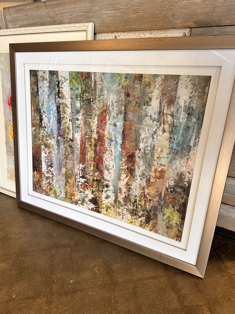 Abstract Forest Signed/Numbered 40.5 X 32.75