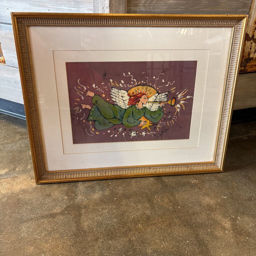 Framed Batik Searfoss Angel