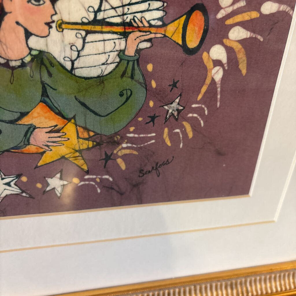 Framed Batik Searfoss Angel