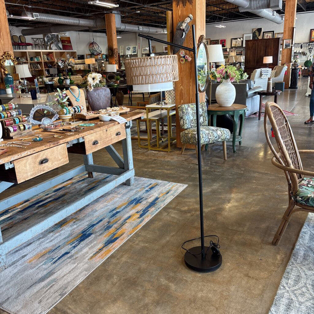 Woven Rustic Floor Lamp