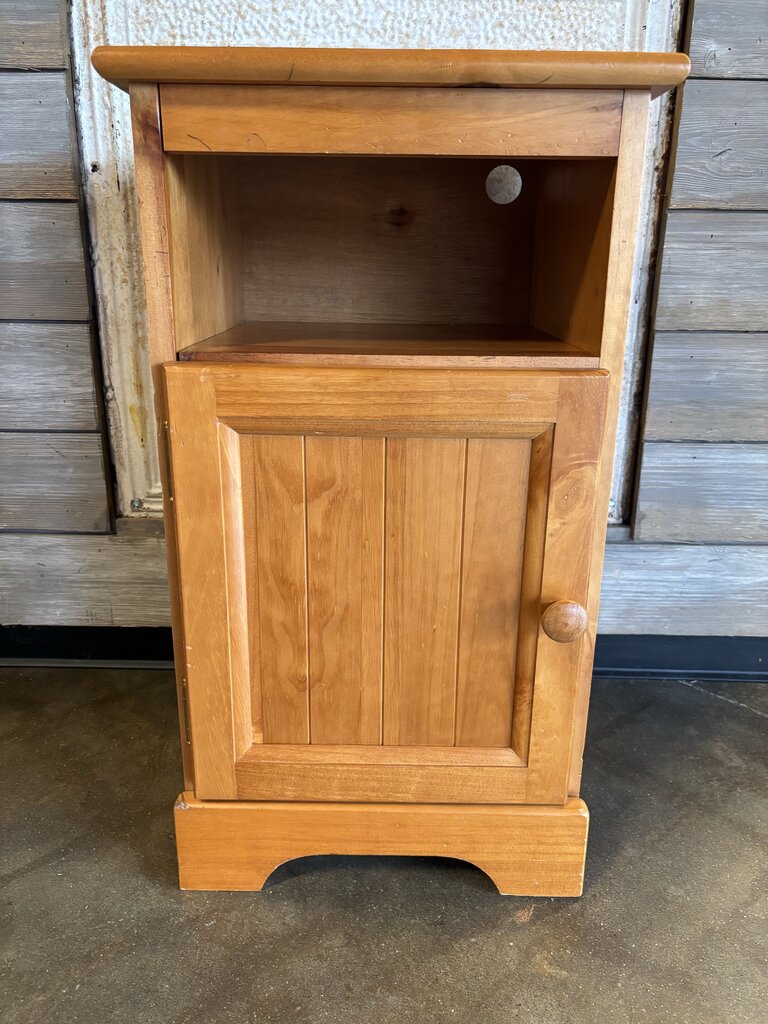 Wood Nightstand 14 X 12.5 X 26