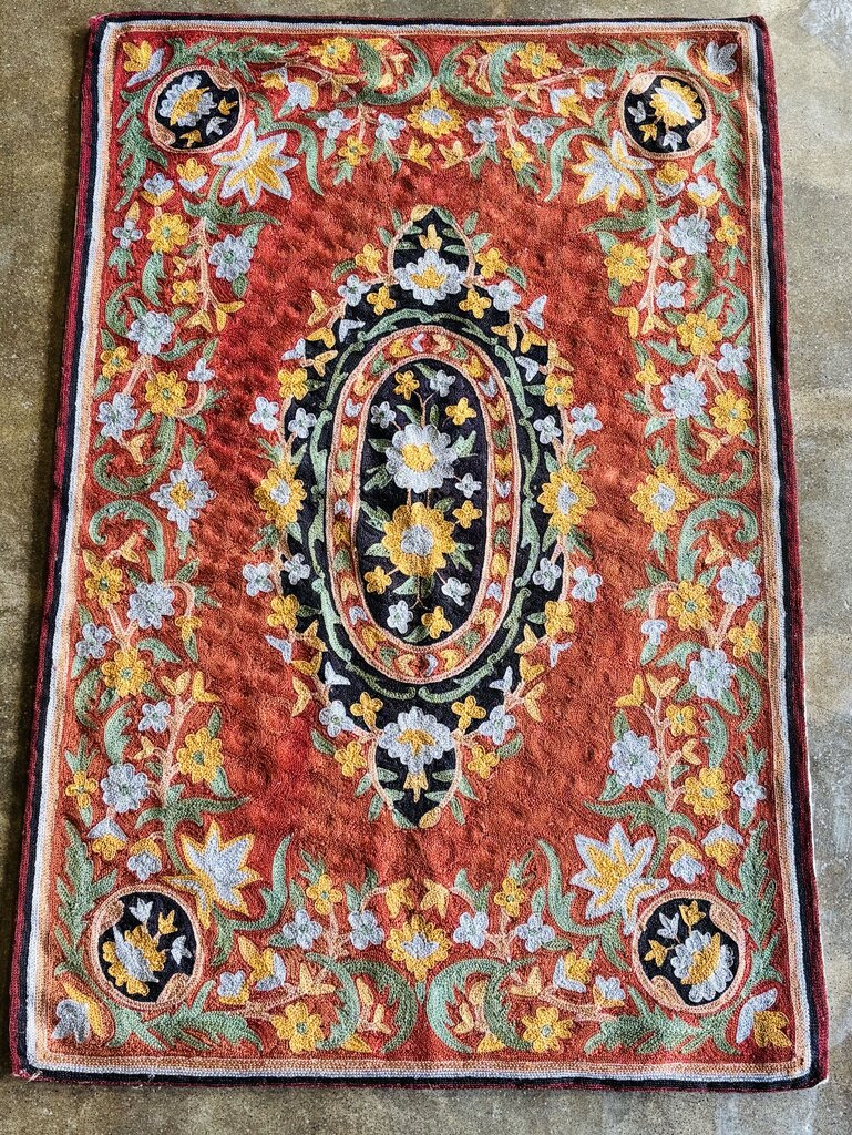 Handmade Rug from Iraq 35.5 X 23.5