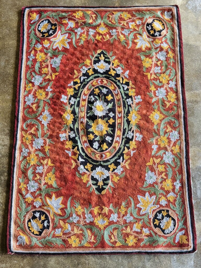 Handmade Rug from Iraq 35.5 X 23.5