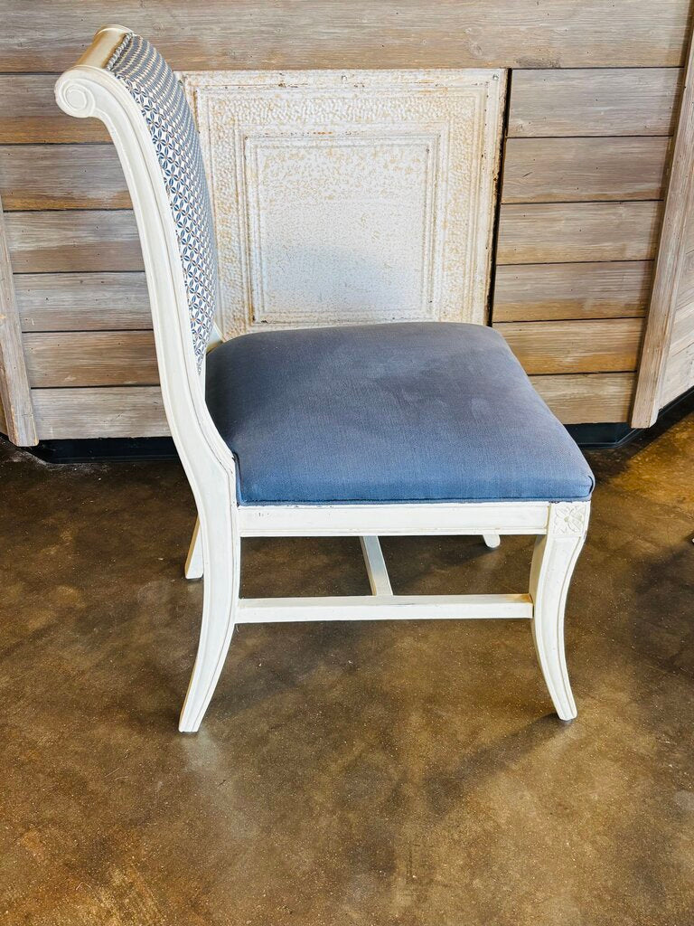 Upholstered Dining Chairs Pair