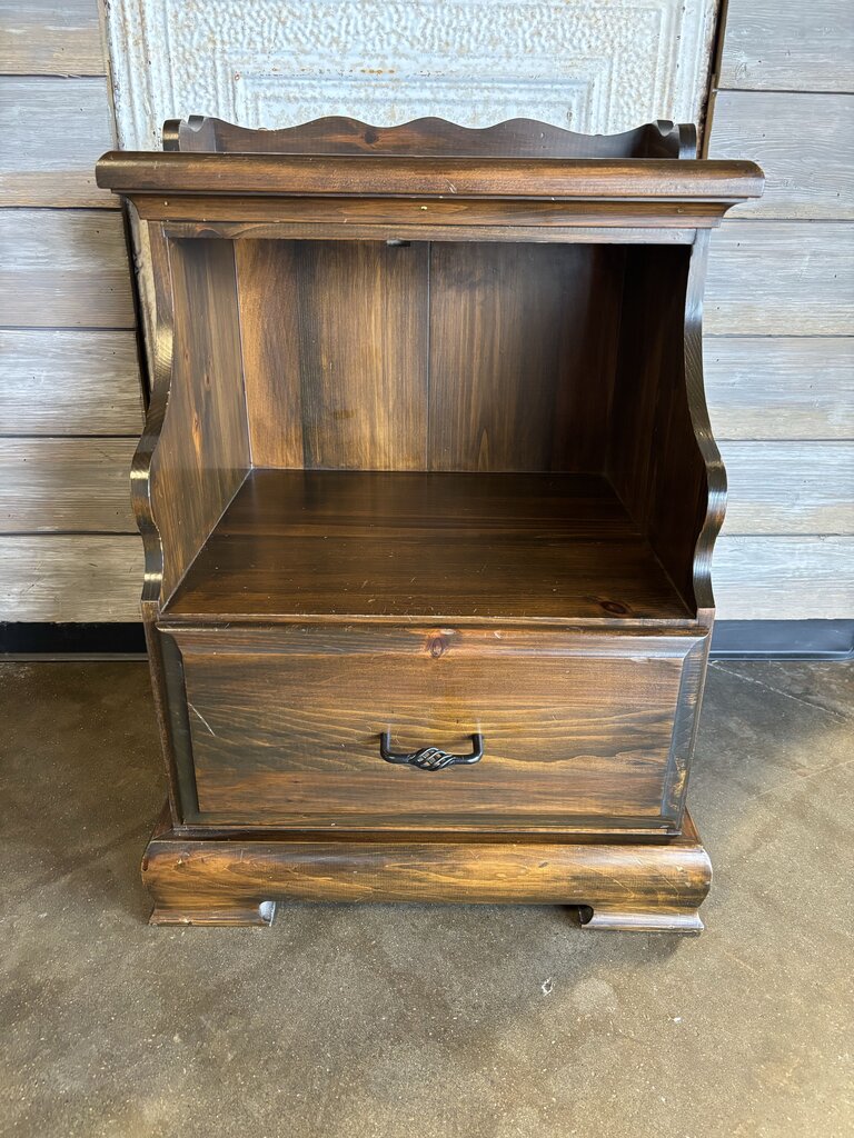 Open Cabinet Nightstand