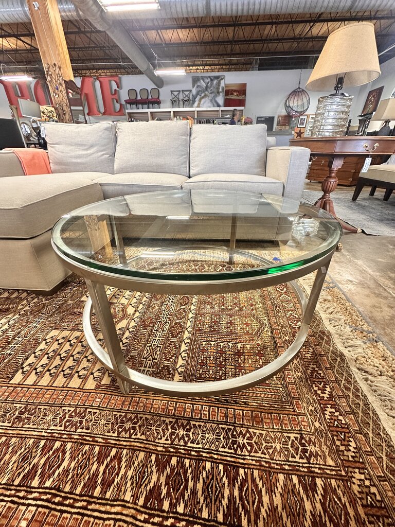 Glass Rea Round Coffee Table