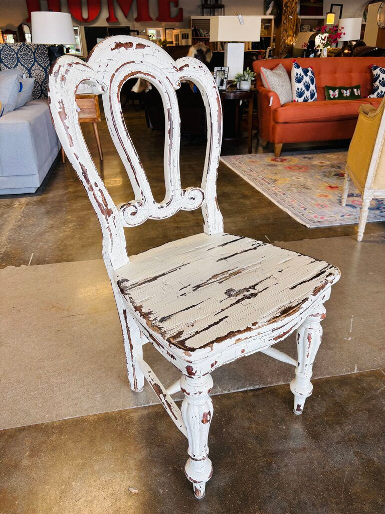 Distressed Accent Chair