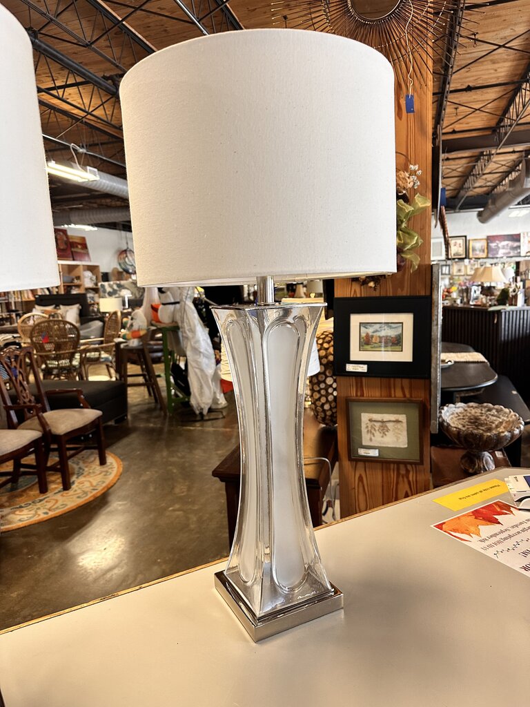 Glass Base Table Lamp