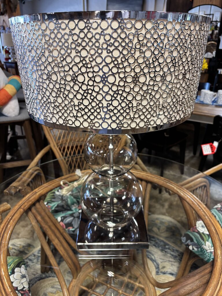 Double Stacked Sphere Base Lamp