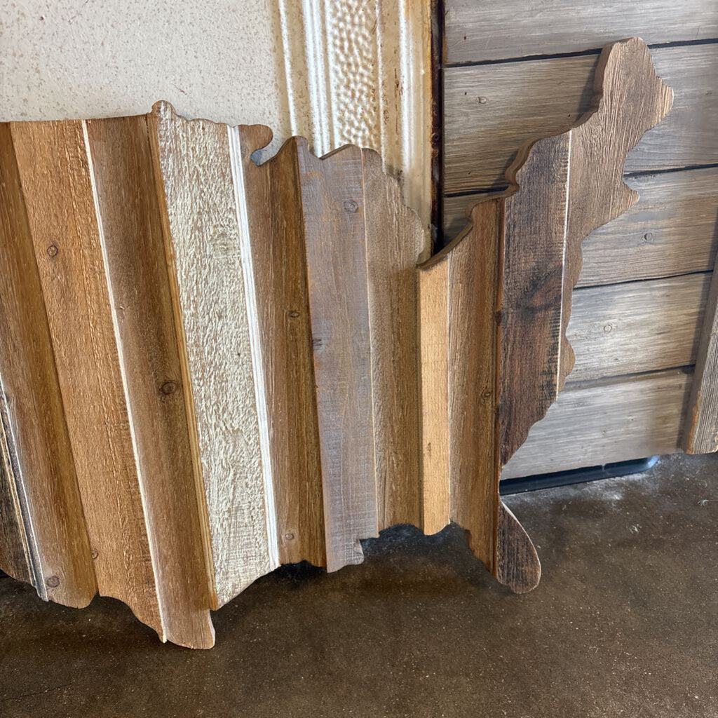 Weathered Wood United States Map Wall Art