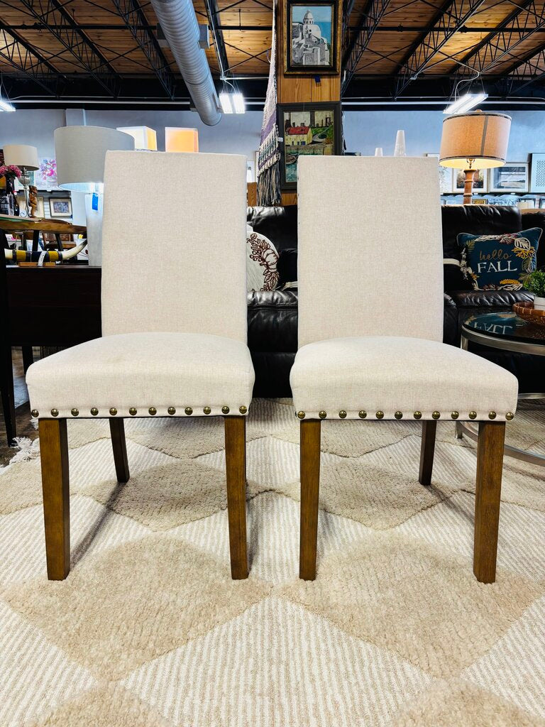 Set 2 Upholstered Layton Dining Chair