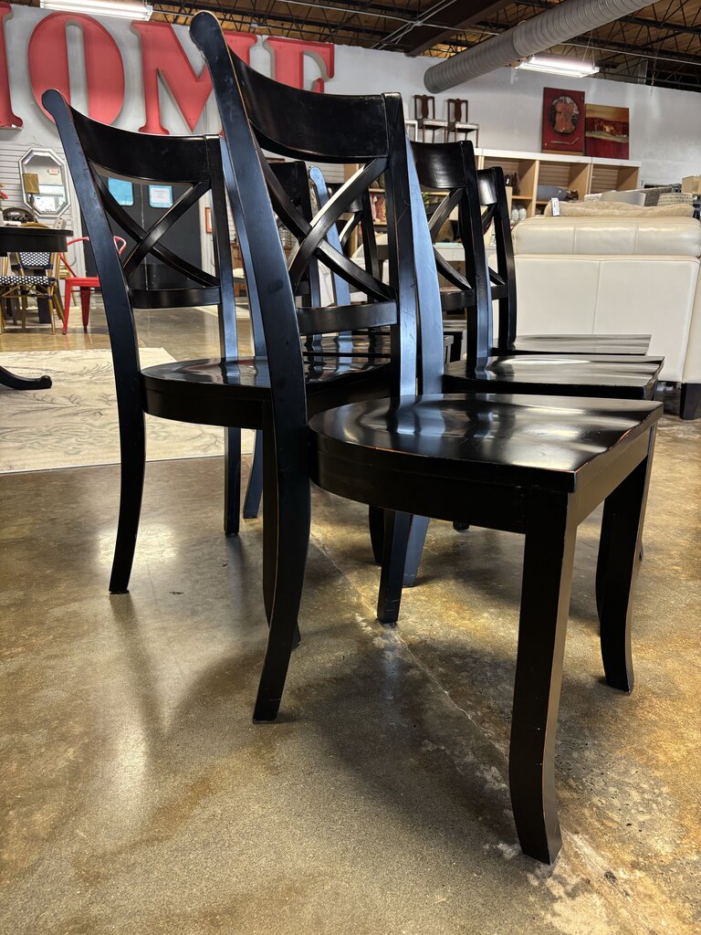 Set 6 Avalon Wood Dining Chairs