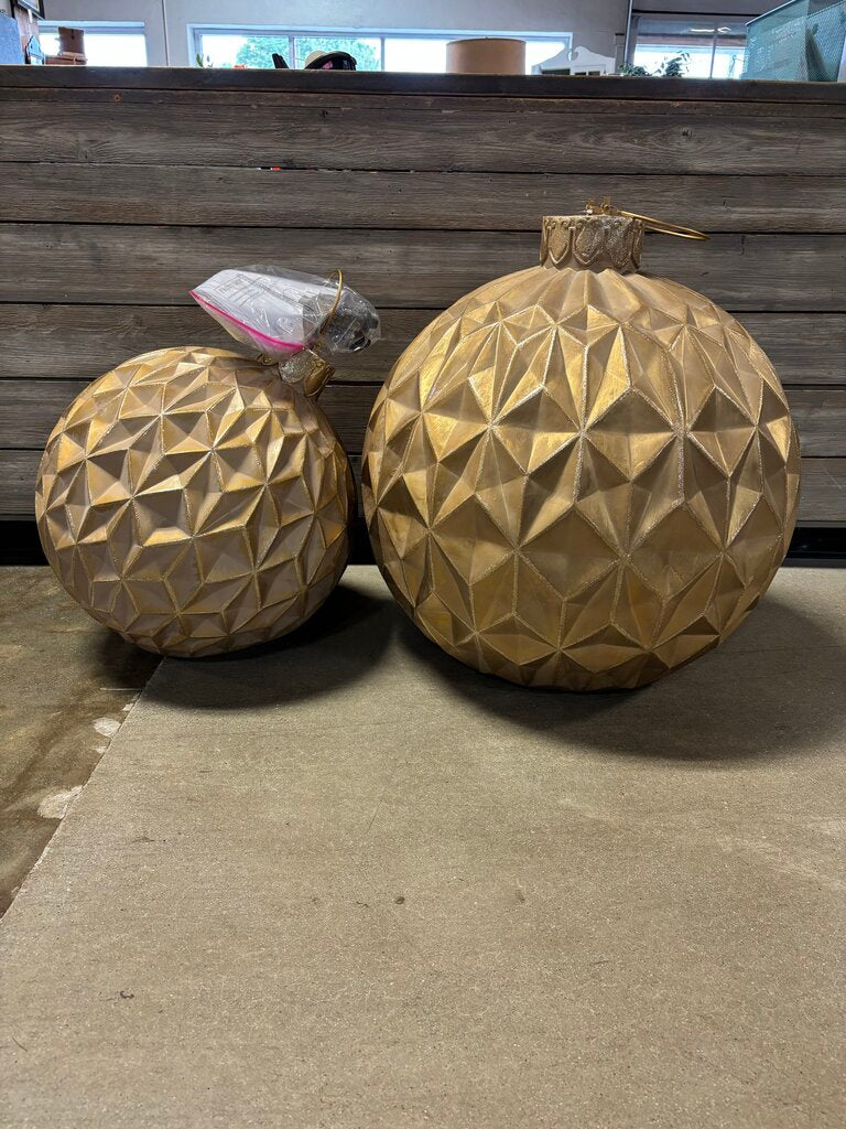 Large FrontGate Facet Ornaments Set 2