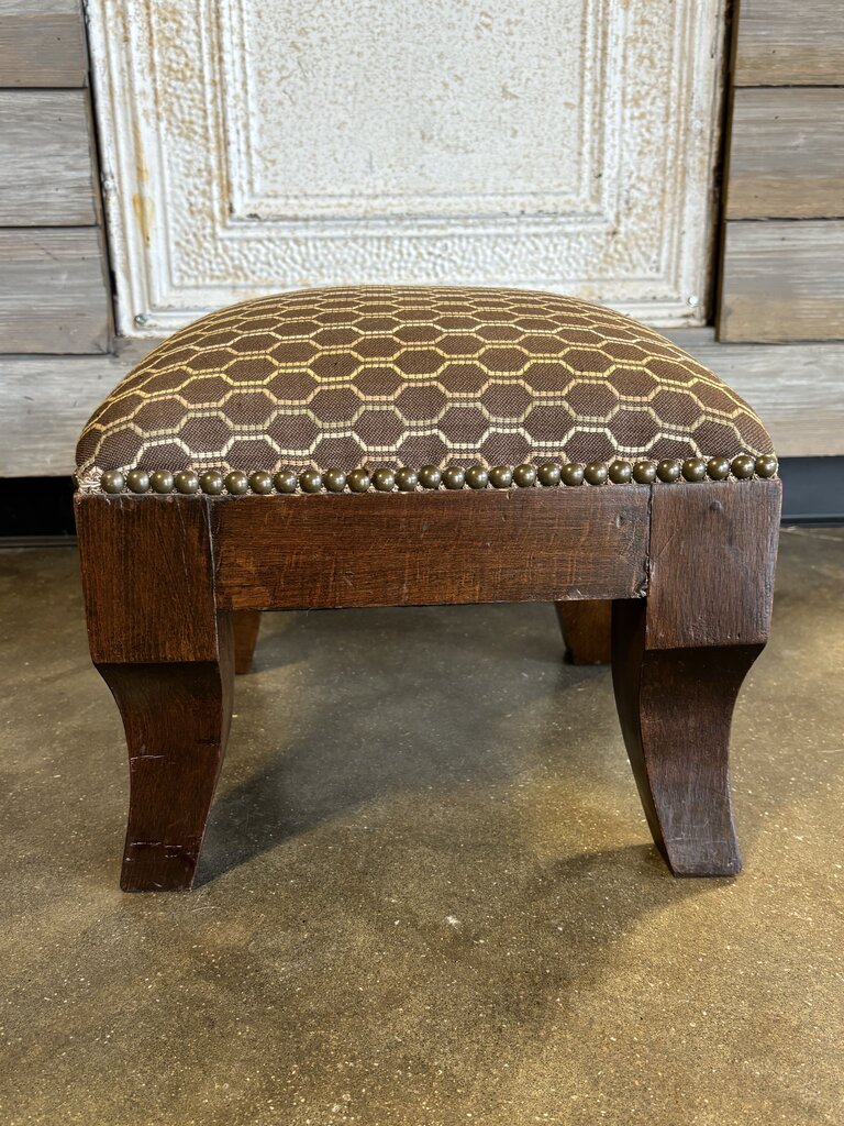 Foot Stool Hexagon Pattern