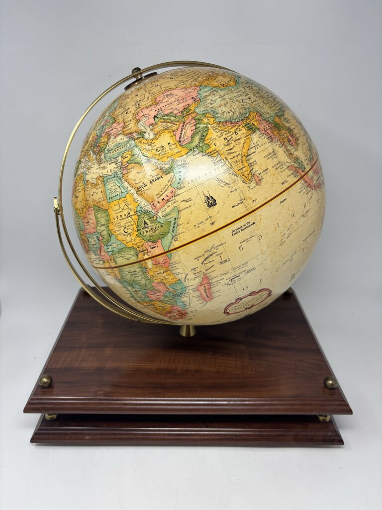 Replogle Globe On Wood Tiered Base