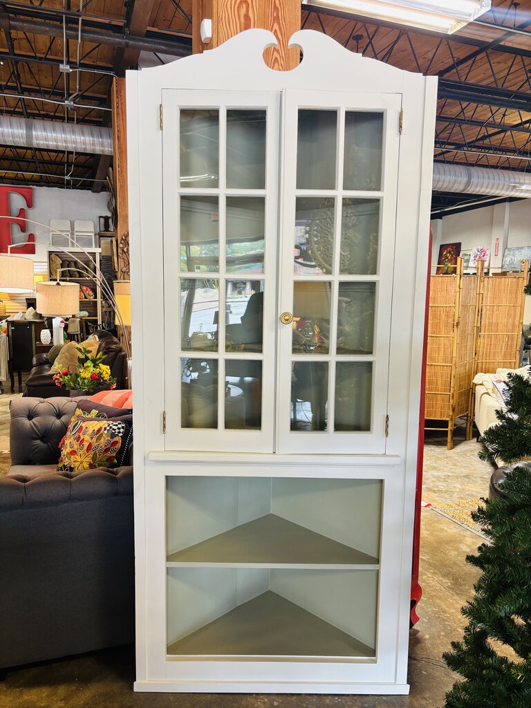 Painted Corner Cabinet