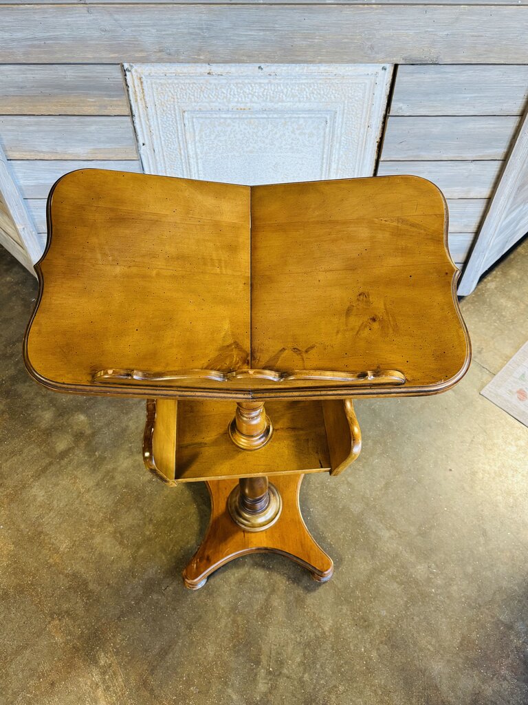 Vintage Wood Book Stand