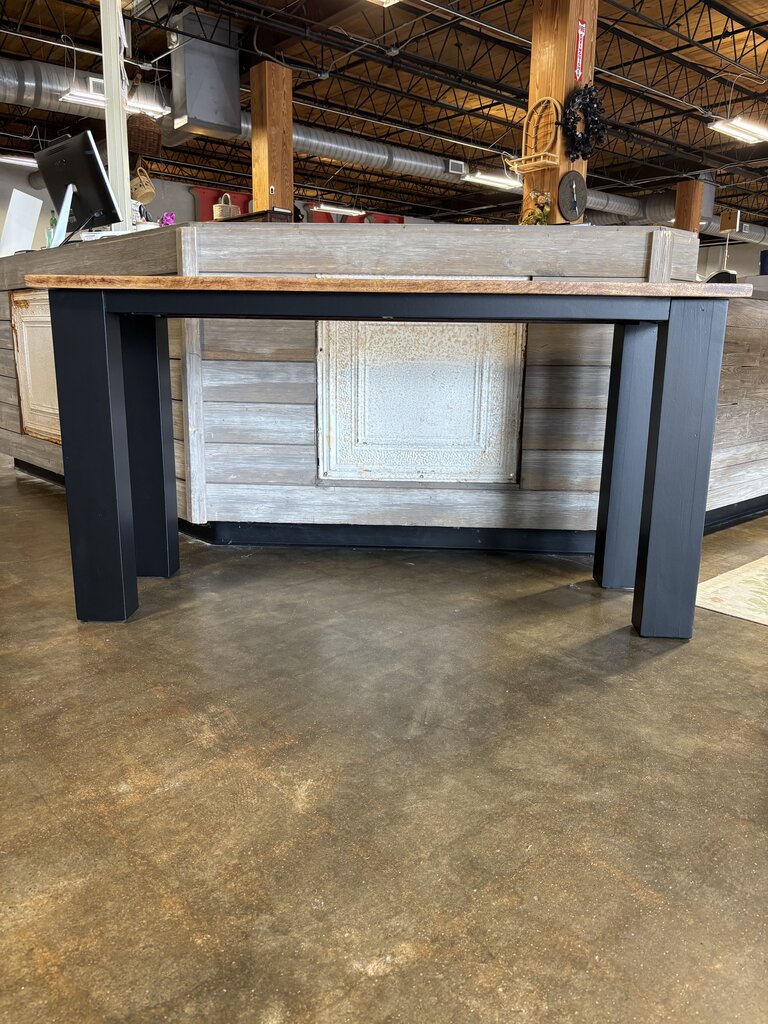 Painted Wood Console/Bar Table 58.25 X 20.25 X 30.5