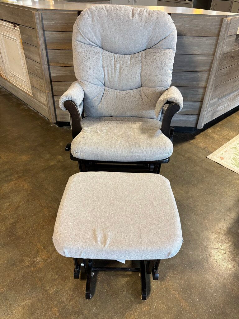 Glider Rocker with Ottoman