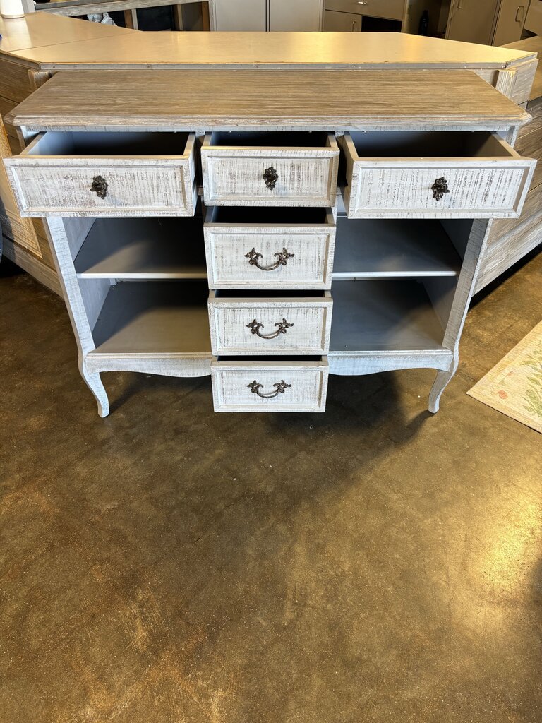 6 Drawer 4 Slot Cabinet 47.25 X 18 X 37.75