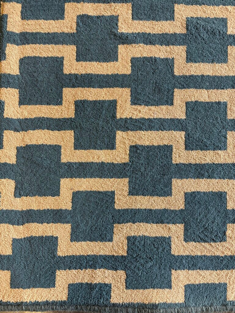 Custom Made Geometric Design Rug 6.5 X 9.5