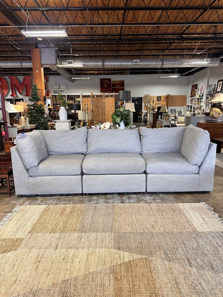 Heather Gray Upholstered Sofa