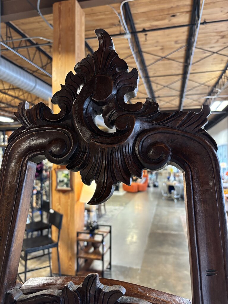 Hand Carved Mahogany Easel 78"H