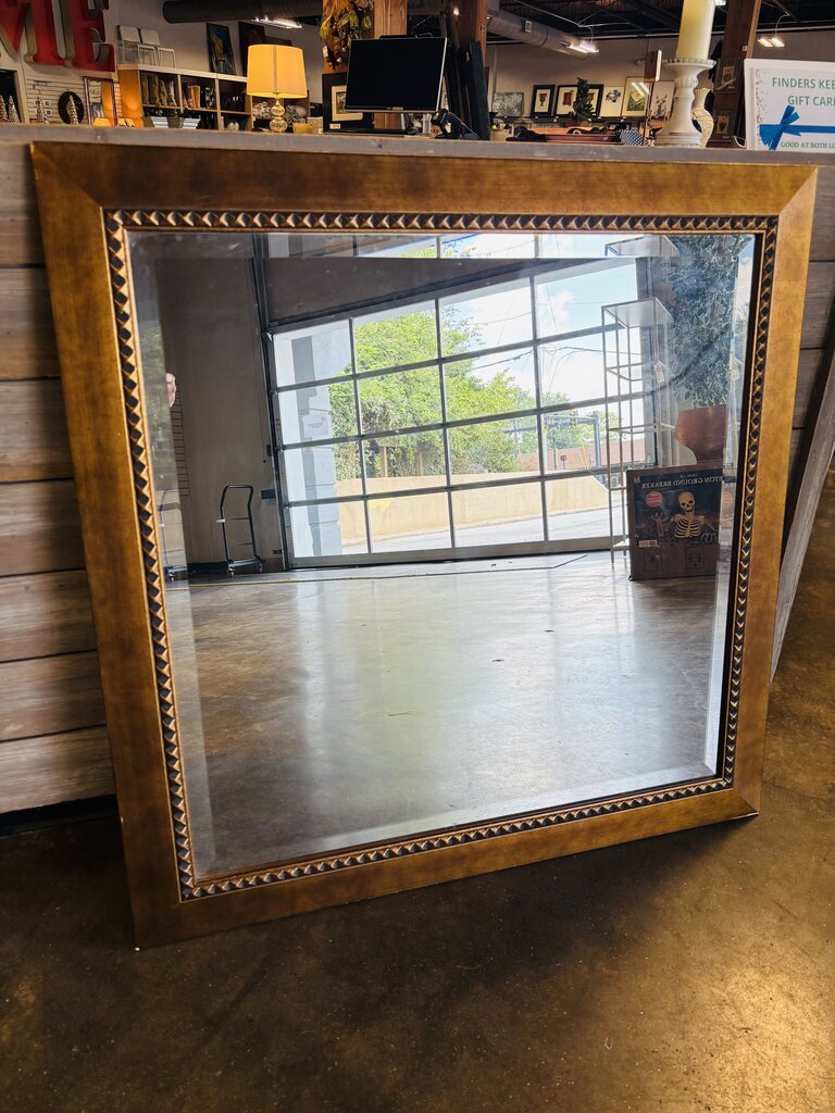 Heavy Matte Gold Mirror