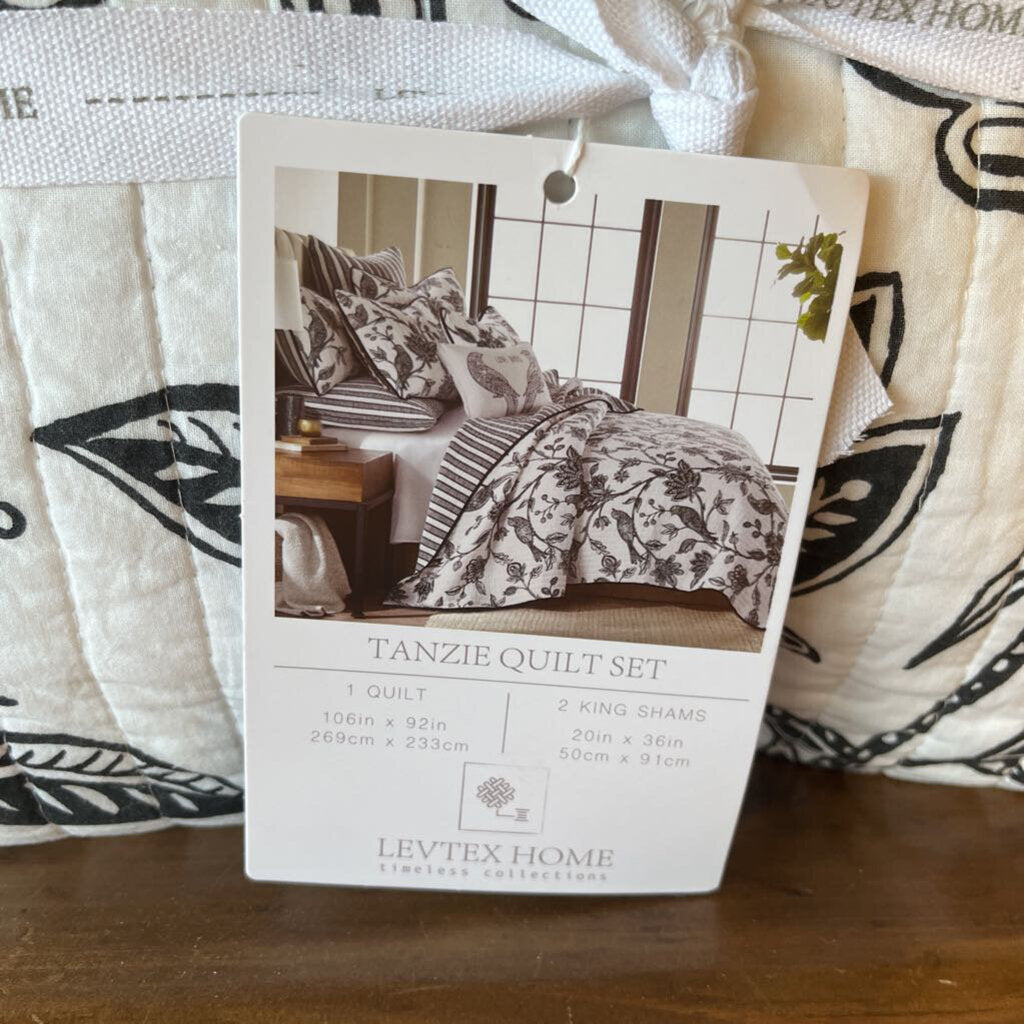 Tanzie Black Set King/Cal King