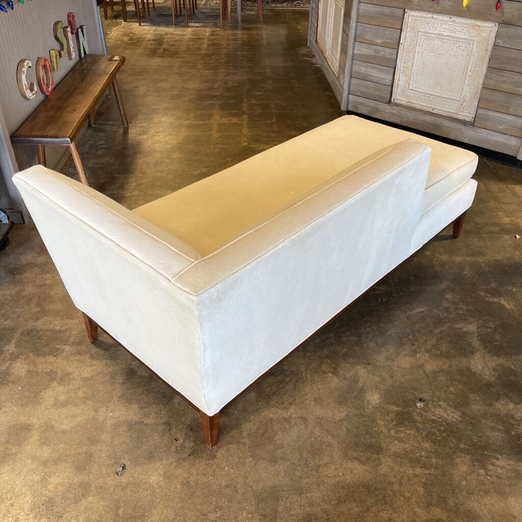 Velvet Sofa Chaise 72"x33"